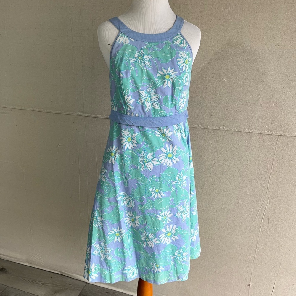 Lilly Pulitzer Rocking Lobster Dress 8 White label vintage